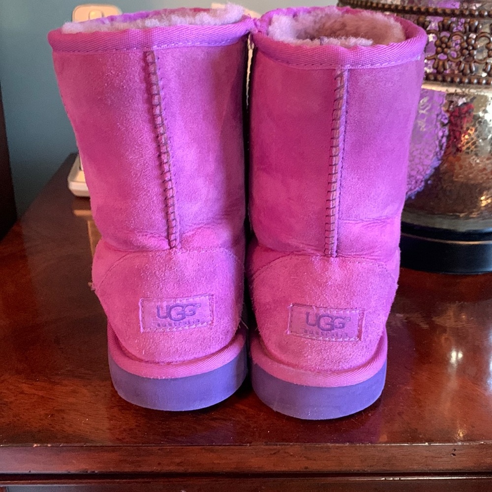 Ugg pink/light purple boots size 5… just in time for winter